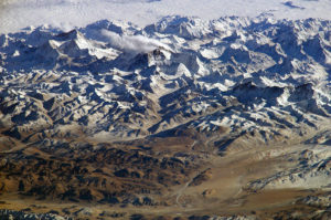 Himalayan Mountains from ISS